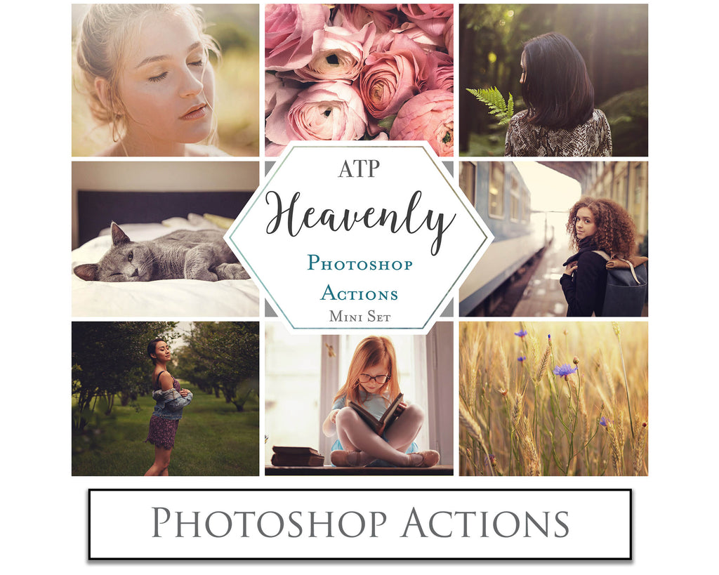 Photoshop Actions for Photography Edits. PS atn files are compatible with all versions of PS CS6. Photoshop Actions for professional photographers, photo edits and Instagram influencers. Warm, Rich, Light, Matte. For Wedding, Newborn, Studio Photography. By ATP Textures