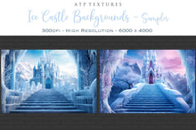 Load image into Gallery viewer, AI Digital - 36 ICE CASTLE BACKGROUNDS - Set 1
