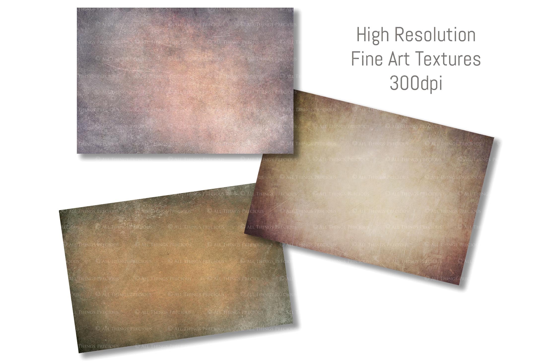 10 Fine Art TEXTURES - LIGHT Set 8
