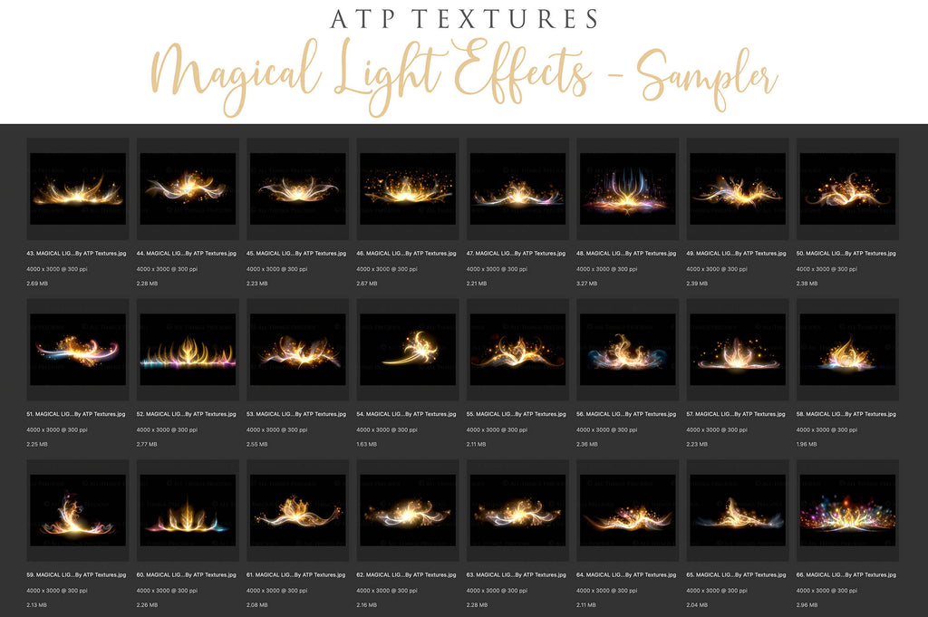 Magical Light Overlays For Photographers, Photoshop, Digital art and Creatives.This set contains Magical effect Overlays. Glows, stars, sparkles. Graphic assets for photography. ATP Textures