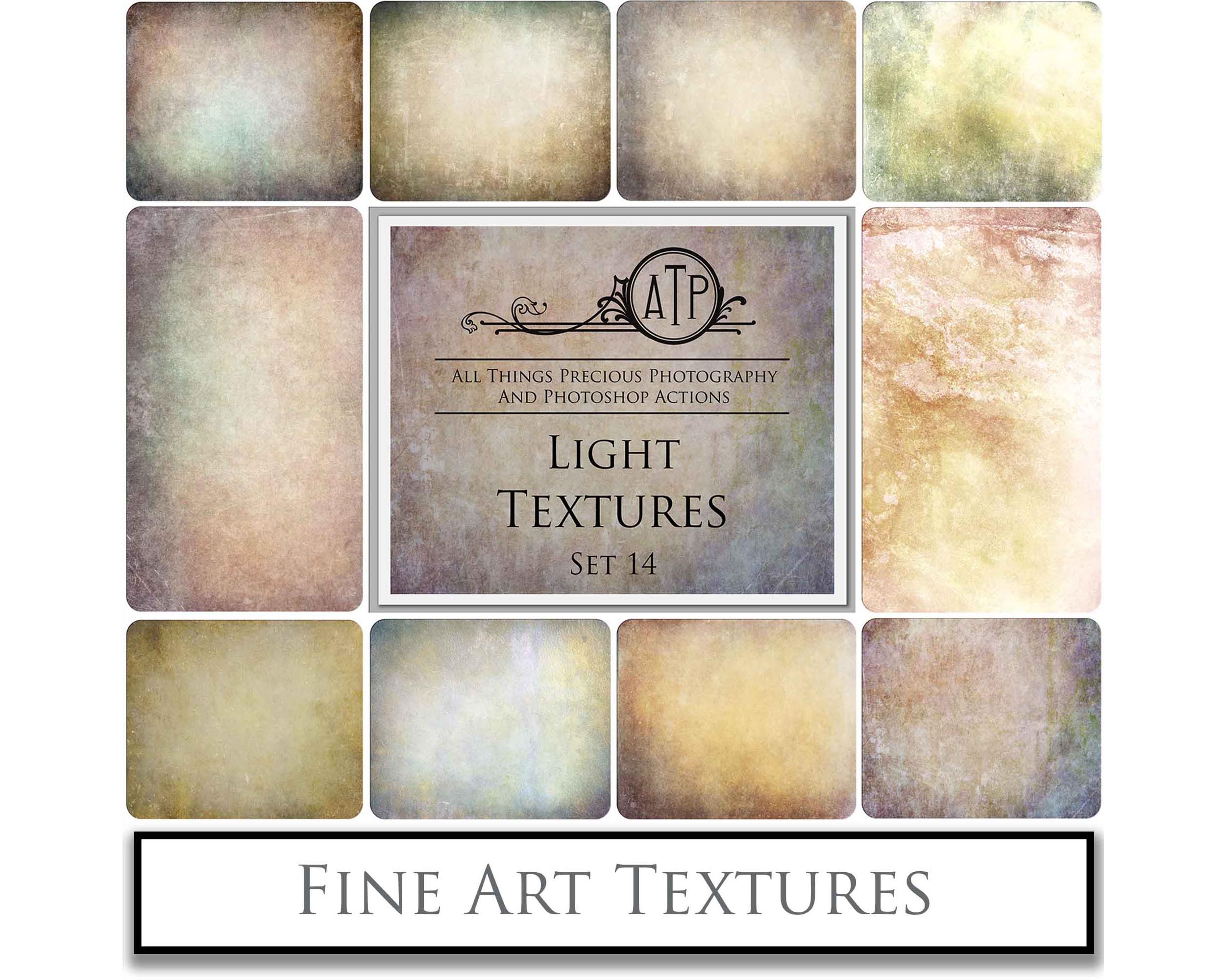 10 Fine Art TEXTURES - LIGHT Set 14