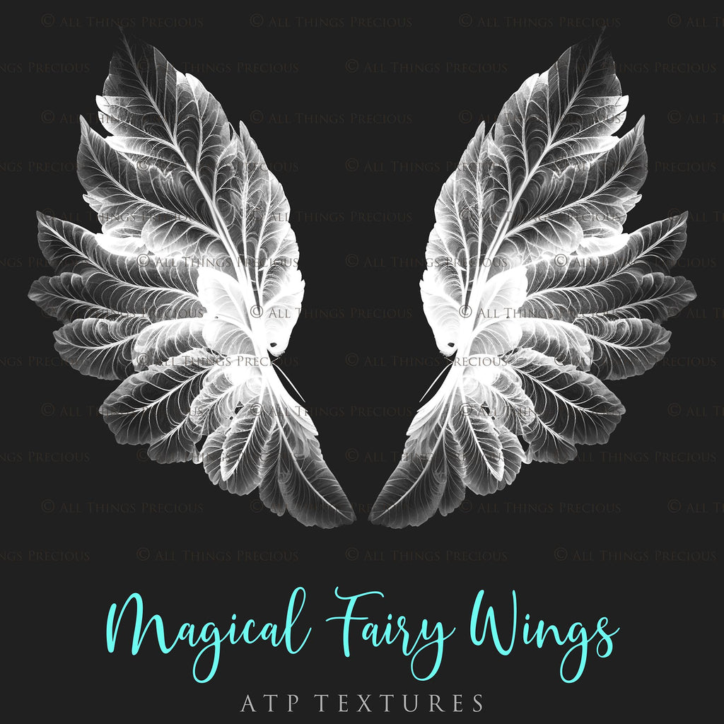 Fairy Wing Overlays For Photographers, Photoshop, Digital art and Creatives. Transparent, high resolution, faery wings for photography! These are gorgeous PNG overlays for fantasy digital art and Child portraiture. These are white fairy wings. This is a DIGITAL product.