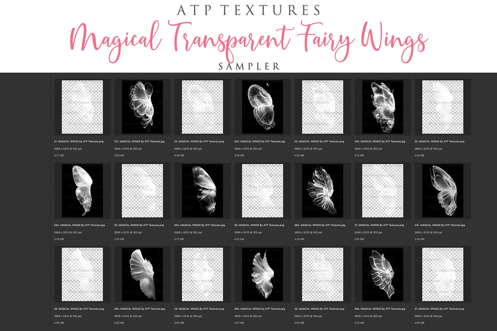 Fairy Wing Overlays For Photographers, Photoshop, Digital art and Creatives. Transparent, high resolution, faery wings for photography! These are gorgeous PNG overlays for fantasy digital art and Child portraiture. These are white fairy wings. This is a DIGITAL product.