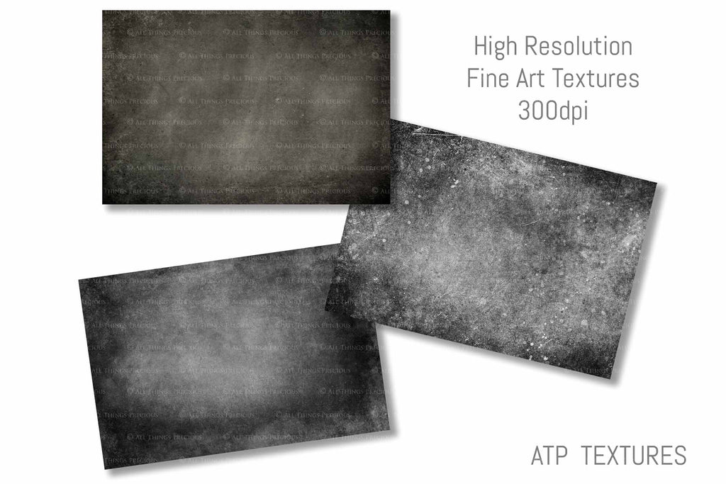 10 Fine Art TEXTURES - MONOCHROME Set 10