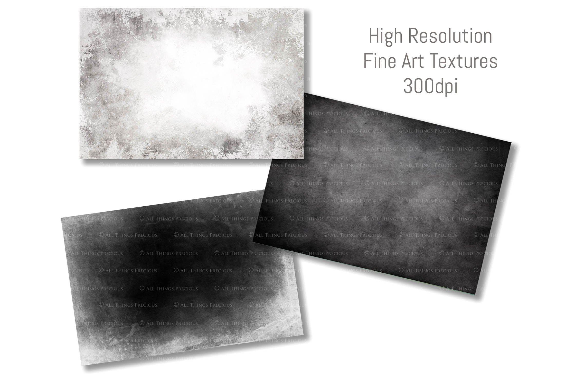 Monochrome textures. Fine art texture for photographers, digital editing. Photo Overlays. Antique, Vintage, Grunge, Light, Dark Bundle. Textured printable Canvas, Colour, black and white, Bundle. High resolution, 300dpi Graphic Assets for photography, digital scrapbooking and design. By ATP Textures