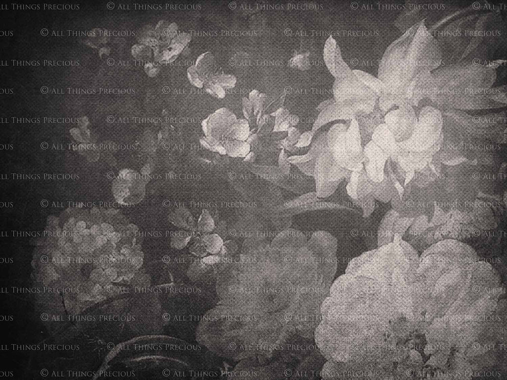 Old Masters floral Backgrounds. Digital Backdrop Fine art texture for photographers. Photo Overlays. Antique, Old World, Grunge, Abstract wall decor bundle. Textured Background. Printable backdrop, Colour Flower Print Bundle. High resolution, 300dpi Graphic Assets for photography, scrapbooking, design. By ATP Textures