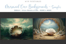 Load image into Gallery viewer, AI Digital - 36 MERMAID COVE BACKGROUNDS
