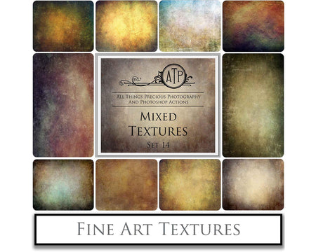 Mixed bundle textures. Fine art texture for photographers, digital editing. Photo Overlays. Antique, Vintage, Grunge, Light, Dark Bundle. Textured printable Canvas, Colour, Monochrome, Bundle. High resolution, 300dpi Graphic Assets for photography, digital scrapbooking and design. By ATP Textures