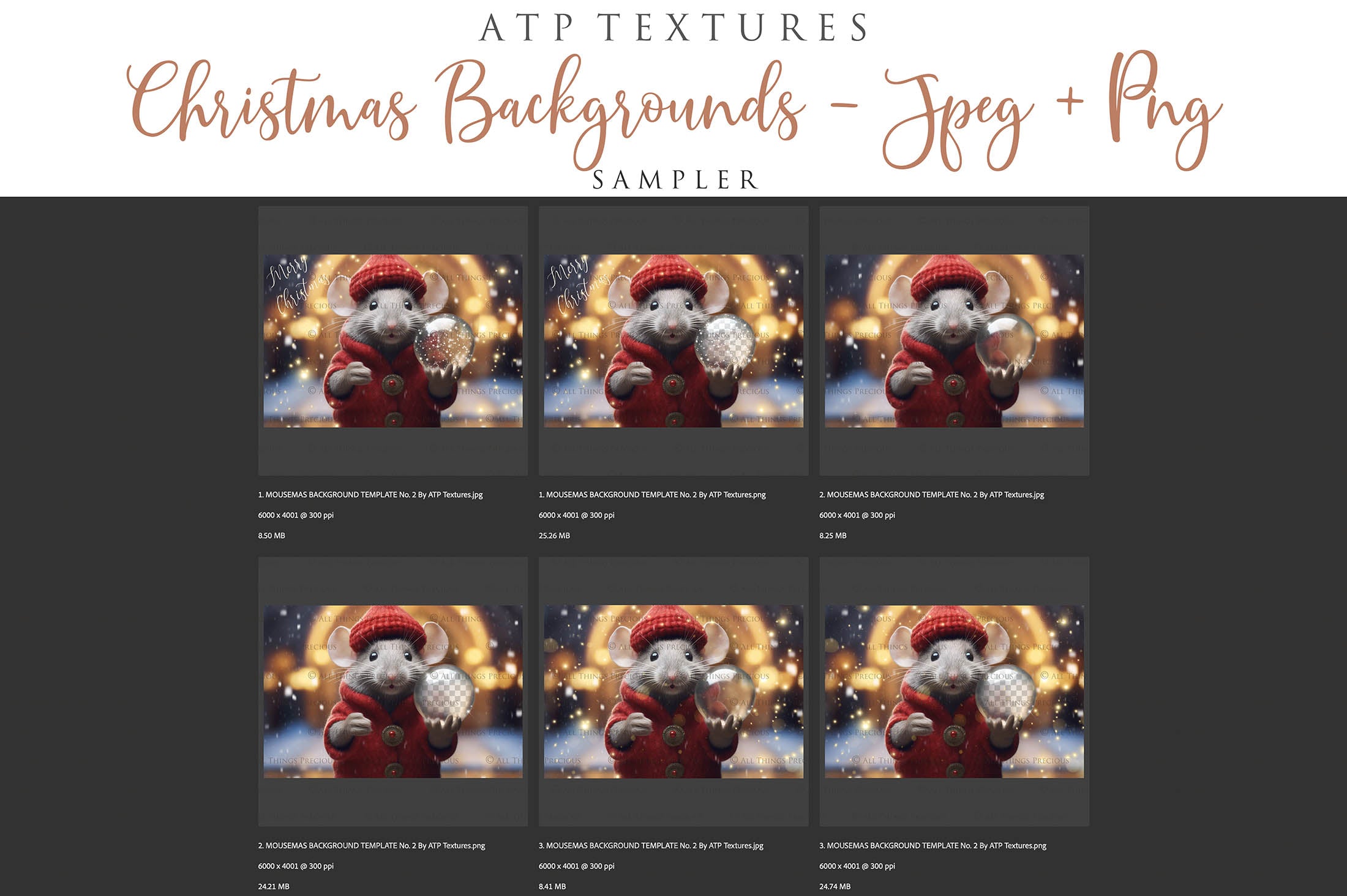 Digital Snow Globe Background. Png snow and glow overlays with PSD Template. The globe is transparent, perfect for adding your own images and retain the glass effect. Nutcracker Mouse Christmas. The file is 6000 x 4000, 300dpi. Png Included. Use for Xmas edits, Photography, Card Crafts, Scrapbooking. ATP Textures