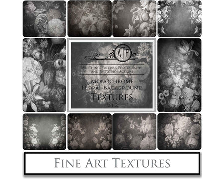 Old Masters floral Backgrounds. Digital Backdrop Fine art texture for photographers. Photo Overlays. Antique, Old World, Grunge, Abstract wall decor bundle. Textured Background. Printable backdrop, Colour Flower Print Bundle. High resolution, 300dpi Graphic Assets for photography, scrapbooking, design. By ATP Textures