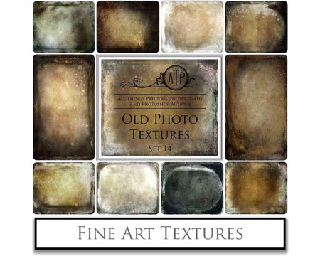 Old Photo Textures Frame. Tintype  Digital Backdrop. Fine art texture for photographers. Photo Overlays. Antique, Old World, Grunge, Abstract wall decor bundle. Textured Background. Printable backdrop, Print Bundle. High resolution, 300dpi Graphic Assets for photography, scrapbooking, design. By ATP Textures