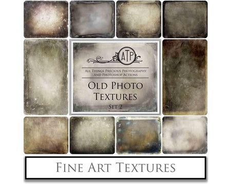 Old Photo Textures Frame. Tintype  Digital Backdrop. Fine art texture for photographers. Photo Overlays. Antique, Old World, Grunge, Abstract wall decor bundle. Textured Background. Printable backdrop, Print Bundle. High resolution, 300dpi Graphic Assets for photography, scrapbooking, design. By ATP Textures