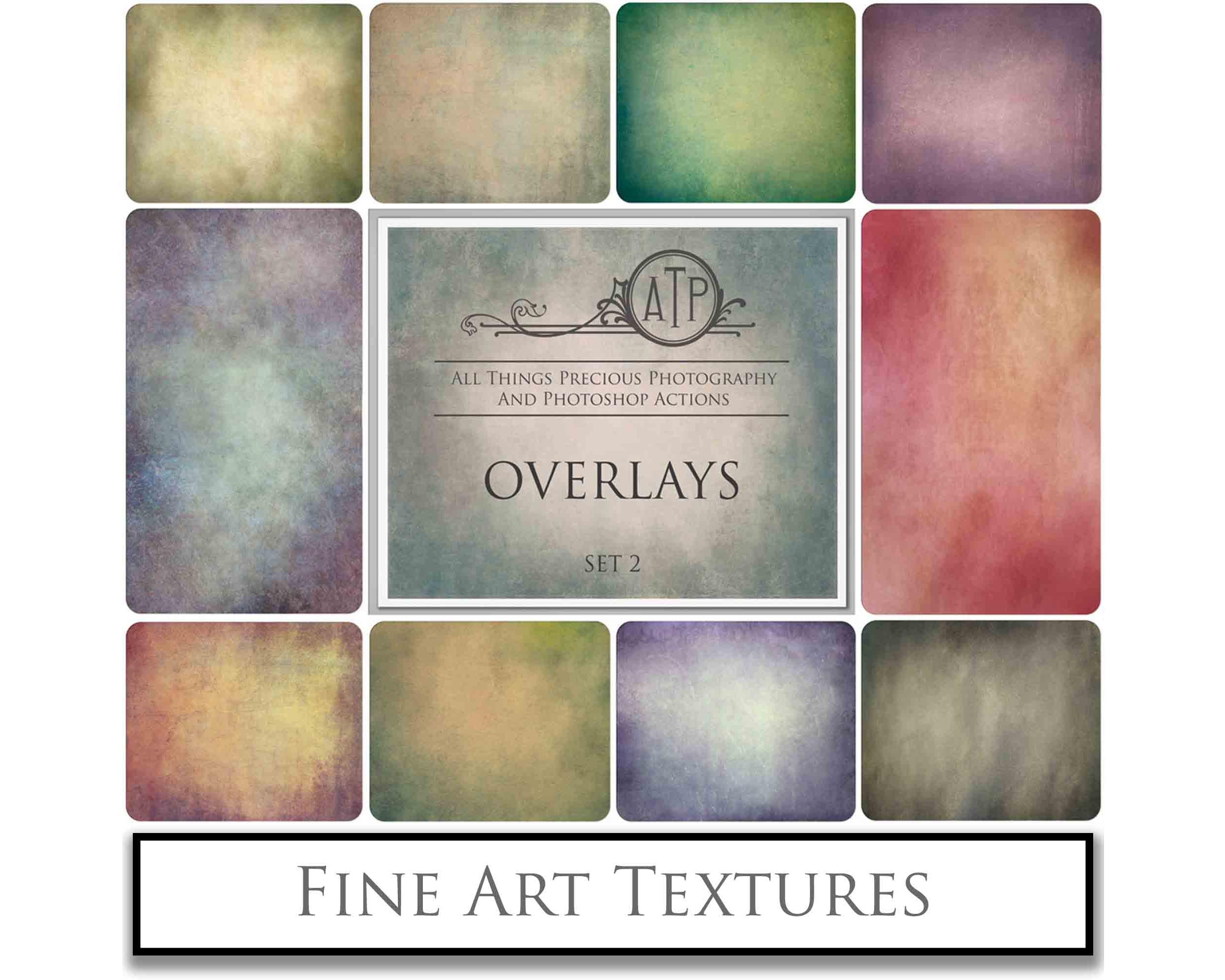 Overlay textures. Fine art texture for photographers, digital editing. Photo Overlays. Antique, Vintage, Grunge, Light, Dark Bundle. Textured printable Canvas, Colour, black and white, Bundle. High resolution, 300dpi Graphic Assets for photography, digital scrapbooking and design. By ATP Textures