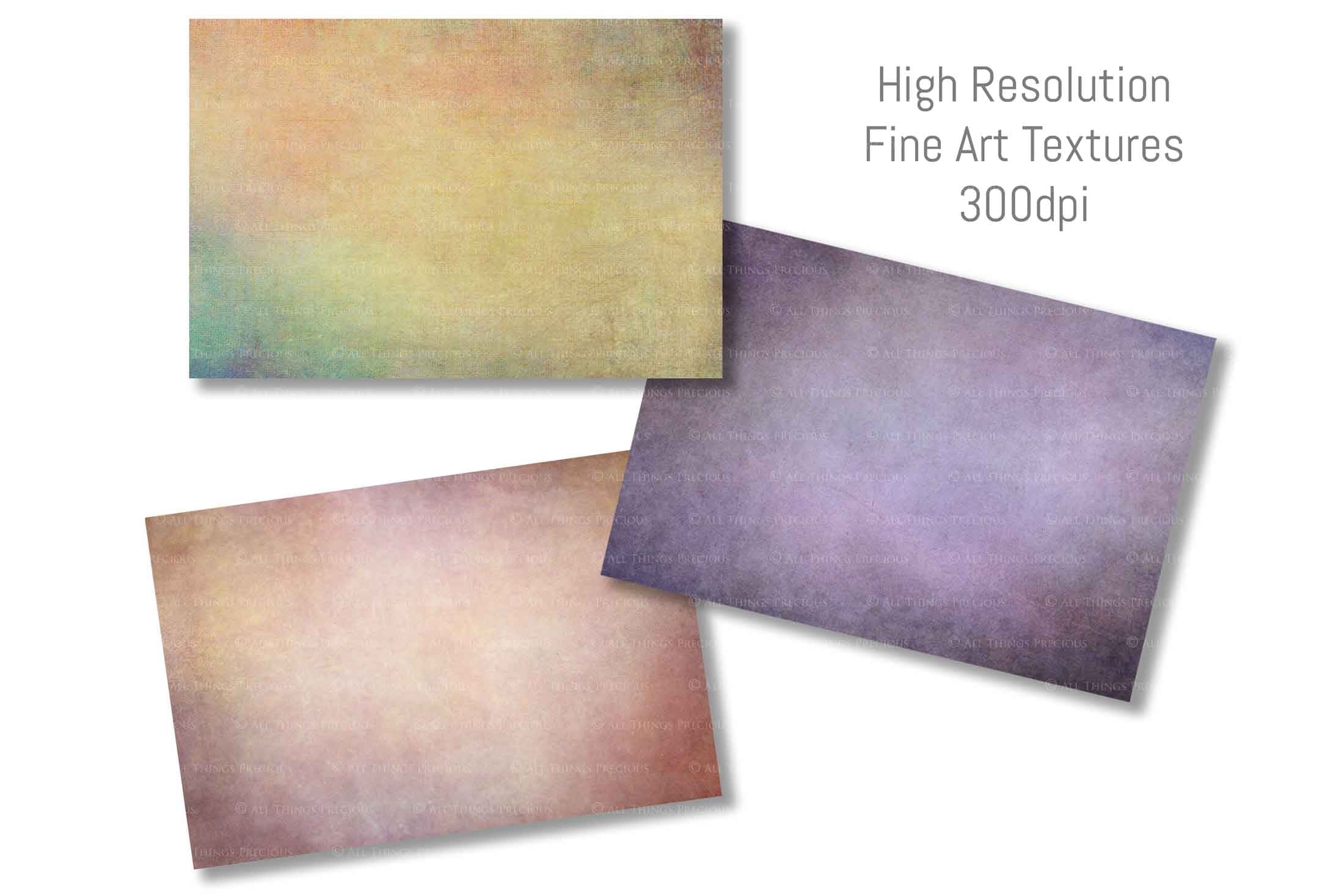 Pastel textures. Fine art texture for photographers, digital editing. Photo Overlays. Antique, Vintage, Grunge, Light, Dark Bundle. Textured printable Canvas, Colour, black and white, Bundle. High resolution, 300dpi Graphic Assets for photography, digital scrapbooking and design. By ATP Textures