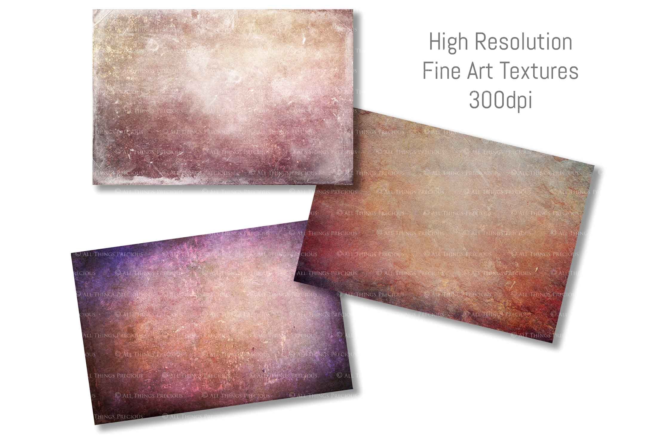 Pretty Pink textures. Fine art texture for photographers, digital editing. Photo Overlays. Antique, Vintage, Grunge, Light, Aged Bundle. Textured printable Canvas, Colour, black and white, Bundle. High resolution, 300dpi Graphic Assets for photography, digital scrapbooking and design. By ATP Textures