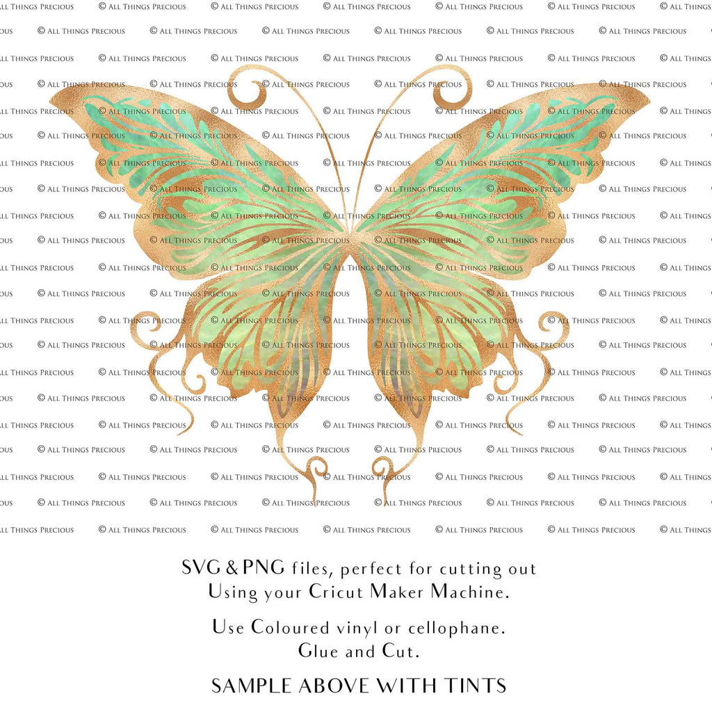 SVG & PNG Fairy Wing files for Cricut or Silhouette Cameo Cutting Machine. To create wearable fairy wings, in adult or children sizes.  Use this clipart design for Halloween Costumes, Fantasy or Cosplay or photography. Or use as ephemera in weddings, engagements or baby shower invitations. These are Individual wing parts, for you to cut and assemble. This is a digital product. 