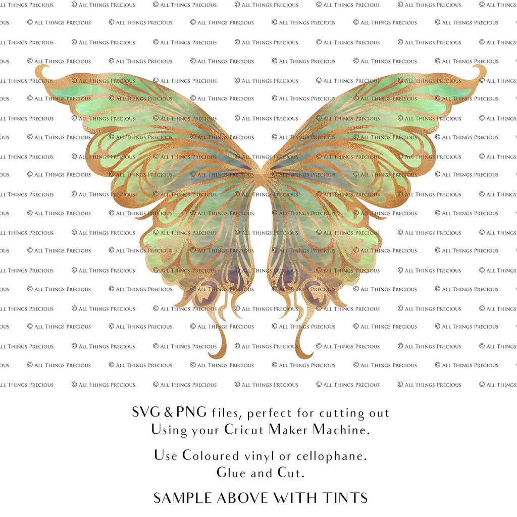 SVG & PNG Fairy Wing files for Cricut or Silhouette Cameo Cutting Machine. To create wearable fairy wings, in adult or children sizes.  Use this clipart design for Halloween Costumes, Fantasy or Cosplay or photography. Or use as ephemera in weddings, engagements or baby shower invitations. These are Individual wing parts, for you to cut and assemble. This is a digital product. 