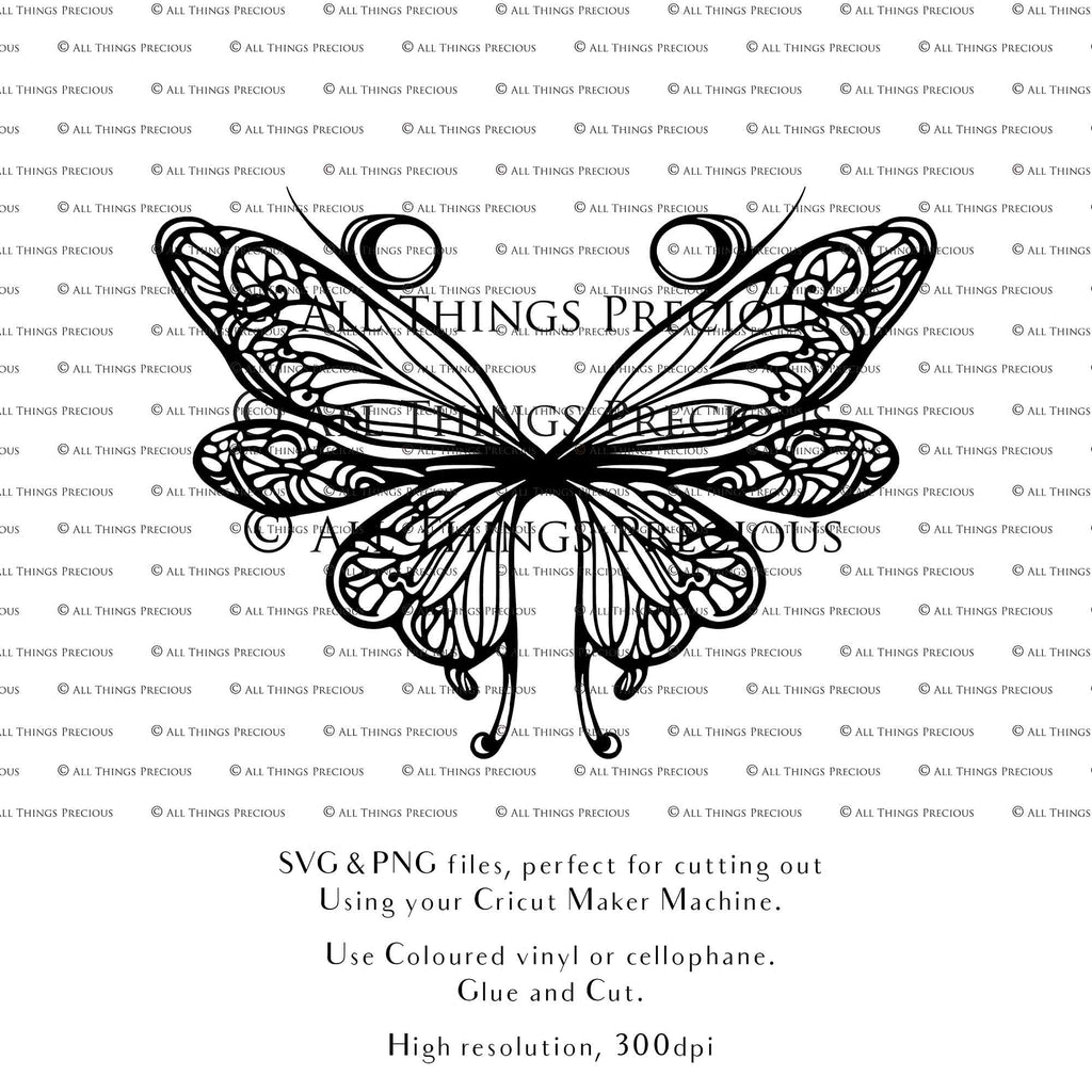 SVG & PNG Fairy Wing files for Cricut or Silhouette Cameo Cutting Machine. To create wearable fairy wings, in adult or children sizes.  Use this clipart design for Halloween Costumes, Fantasy or Cosplay or photography. Or use as ephemera in weddings, engagements or baby shower invitations. These are Individual wing parts, for you to cut and assemble. This is a digital product. 