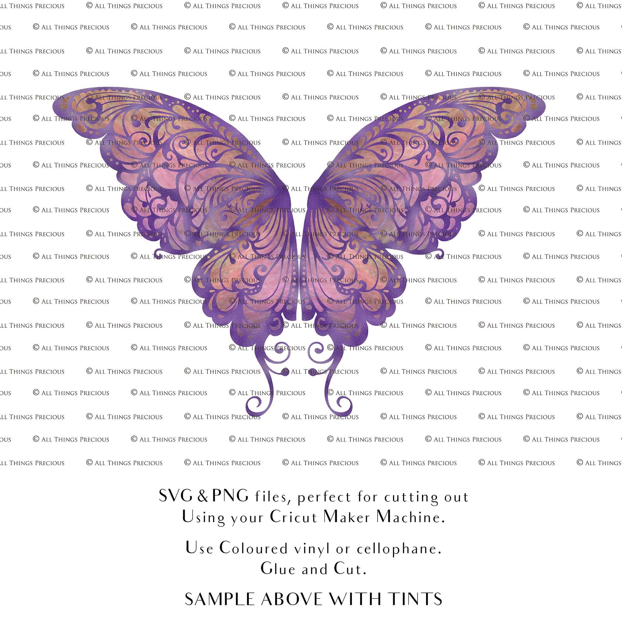SVG, PNG Clipart, Fairy Wings, for Cricut and Silhouette Machine. Cut out and make your own real fairy wings. For Costumes, Halloween, Cosplay Wings, Adult Wings, Child size wings. Use them for Wedding invitations, sublimation print  or decorations.