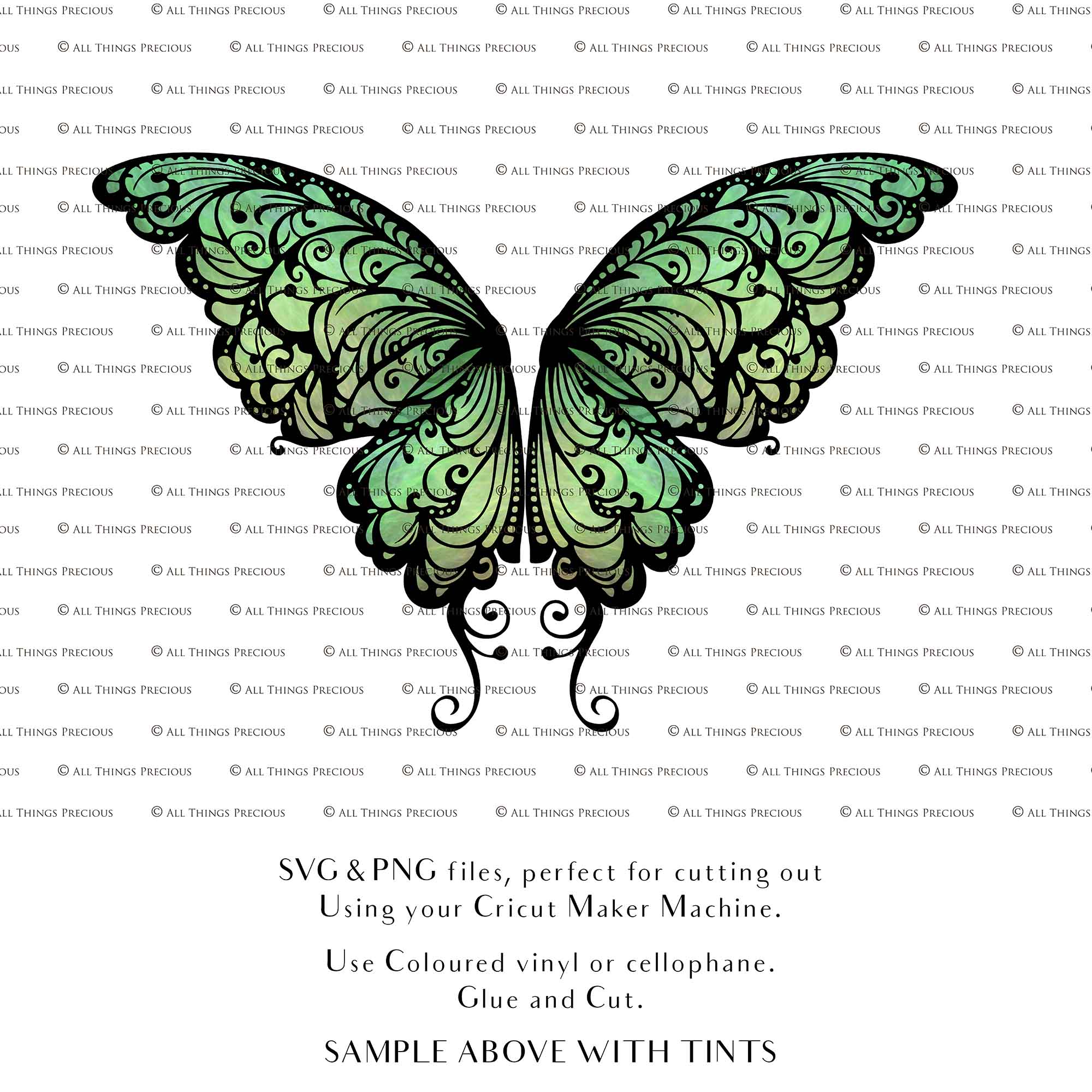 SVG, PNG Clipart, Fairy Wings, for Cricut and Silhouette Machine. Cut out and make your own real fairy wings. For Costumes, Halloween, Cosplay Wings, Adult Wings, Child size wings. Use them for Wedding invitations, sublimation print  or decorations.