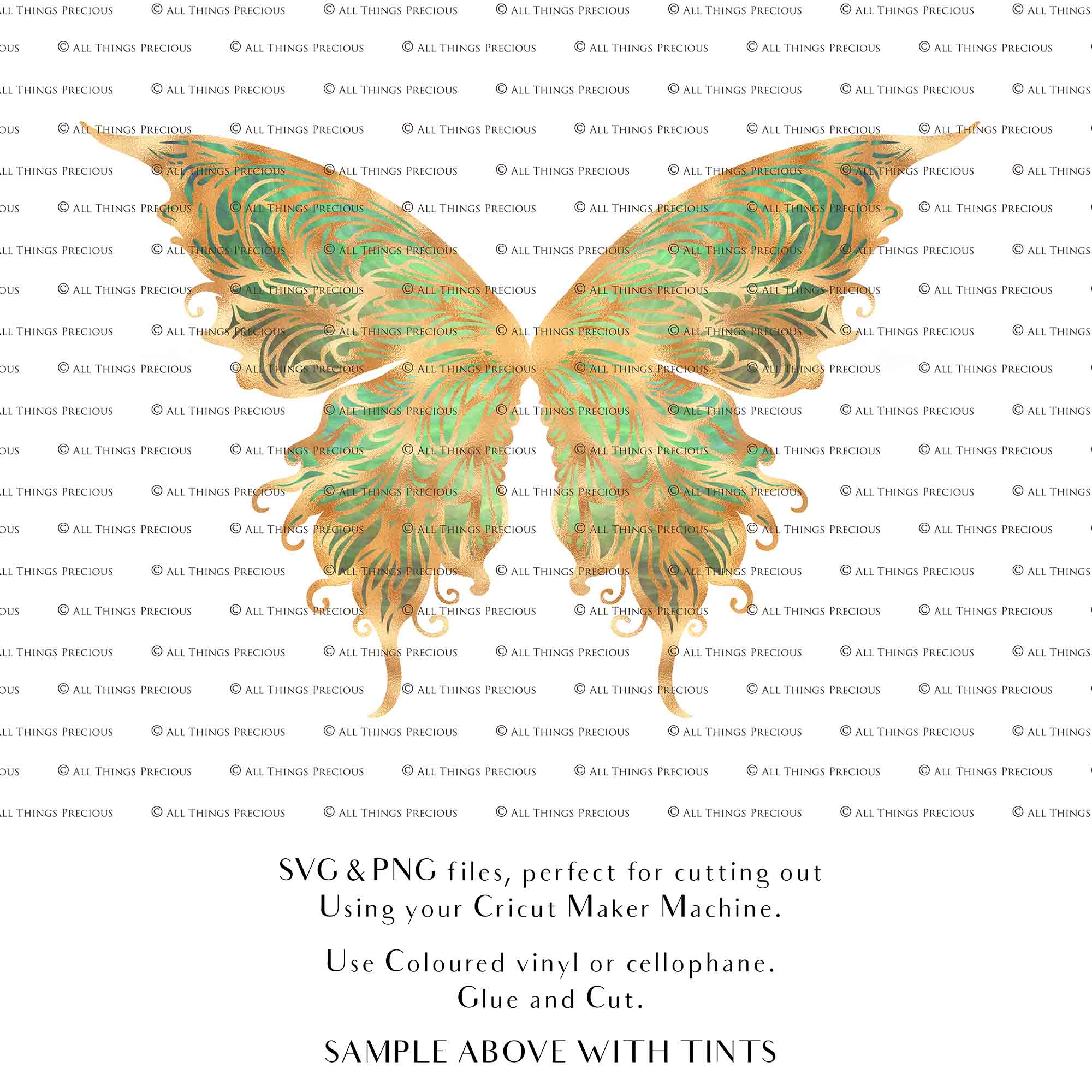 SVG, PNG Clipart, Fairy Wings, for Cricut and Silhouette Machine. Cut out and make your own real fairy wings. For Costumes, Halloween, Cosplay Wings, Adult Wings, Child size wings. Use them for Wedding invitations, sublimation print  or decorations.