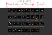 Load image into Gallery viewer, PRISM LIGHT LEAK Digital Overlays

