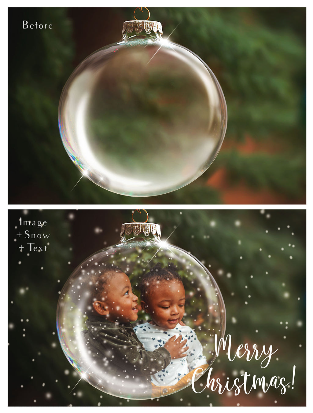 Christmas Glass Bauble Ornament Overlay and Digital Png Background. Snow flurries and PSD template included. The globe is transparent, perfect for you to add your own images and retain the snow globe effect.This file is 6000 x 4000, 300dpi. Photography, Scrapbooking, Photo Overlays, Png, Jpeg, Psd. ATP Textures.