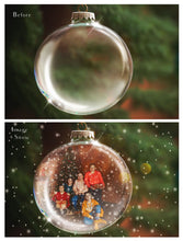Load image into Gallery viewer, PSD Template - GLASS ORNAMENT DIGITAL BACKGROUND - Set 1
