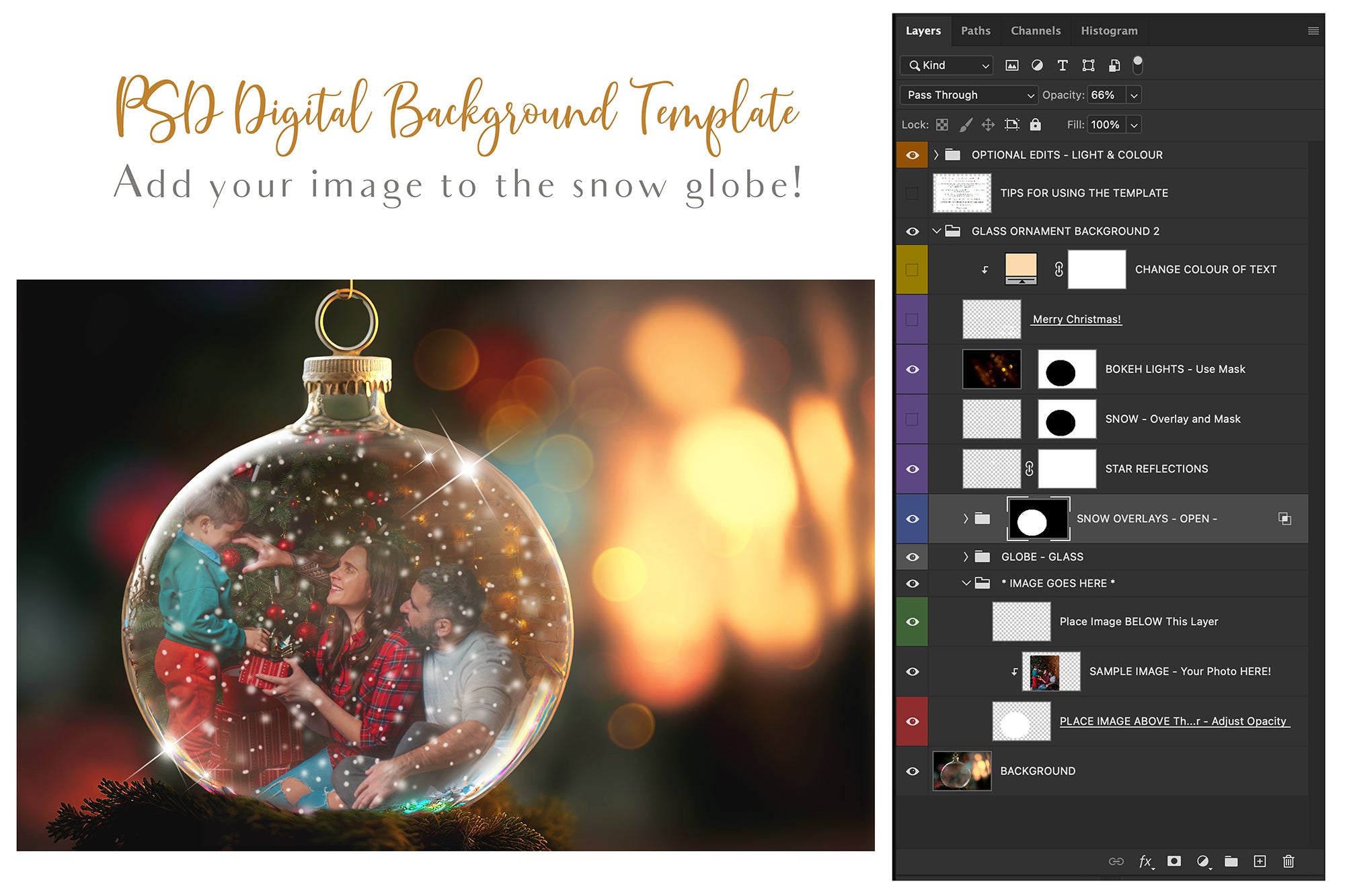 Christmas Glass Bauble Ornament Overlay and Digital Png Background. Snow flurries and PSD template included. The globe is transparent, perfect for you to add your own images and retain the snow globe effect.This file is 6000 x 4000, 300dpi. Photography, Scrapbooking, Photo Overlays, Png, Jpeg, Psd. ATP Textures.