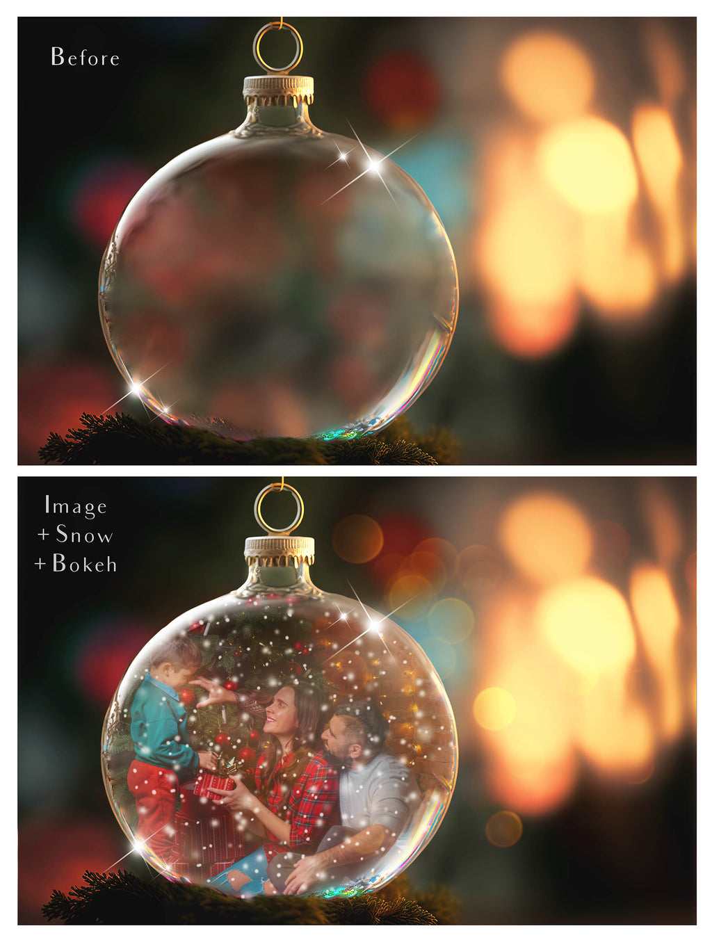 Christmas Glass Bauble Ornament Overlay and Digital Png Background. Snow flurries and PSD template included. The globe is transparent, perfect for you to add your own images and retain the snow globe effect.This file is 6000 x 4000, 300dpi. Photography, Scrapbooking, Photo Overlays, Png, Jpeg, Psd. ATP Textures.