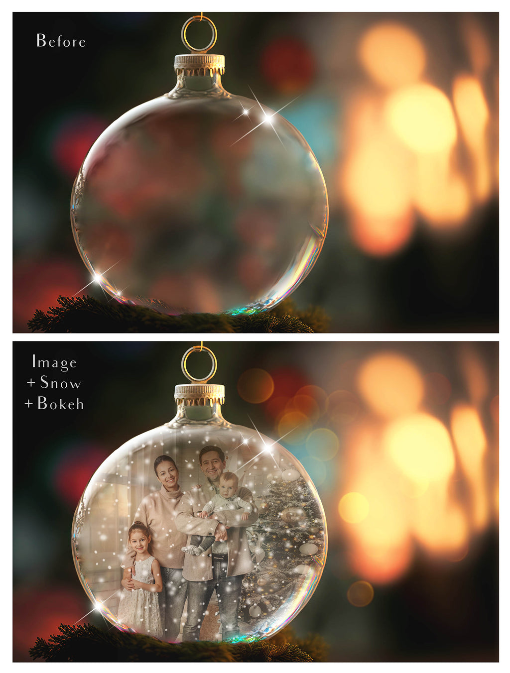 Christmas Glass Bauble Ornament Overlay and Digital Png Background. Snow flurries and PSD template included. The globe is transparent, perfect for you to add your own images and retain the snow globe effect.This file is 6000 x 4000, 300dpi. Photography, Scrapbooking, Photo Overlays, Png, Jpeg, Psd. ATP Textures.