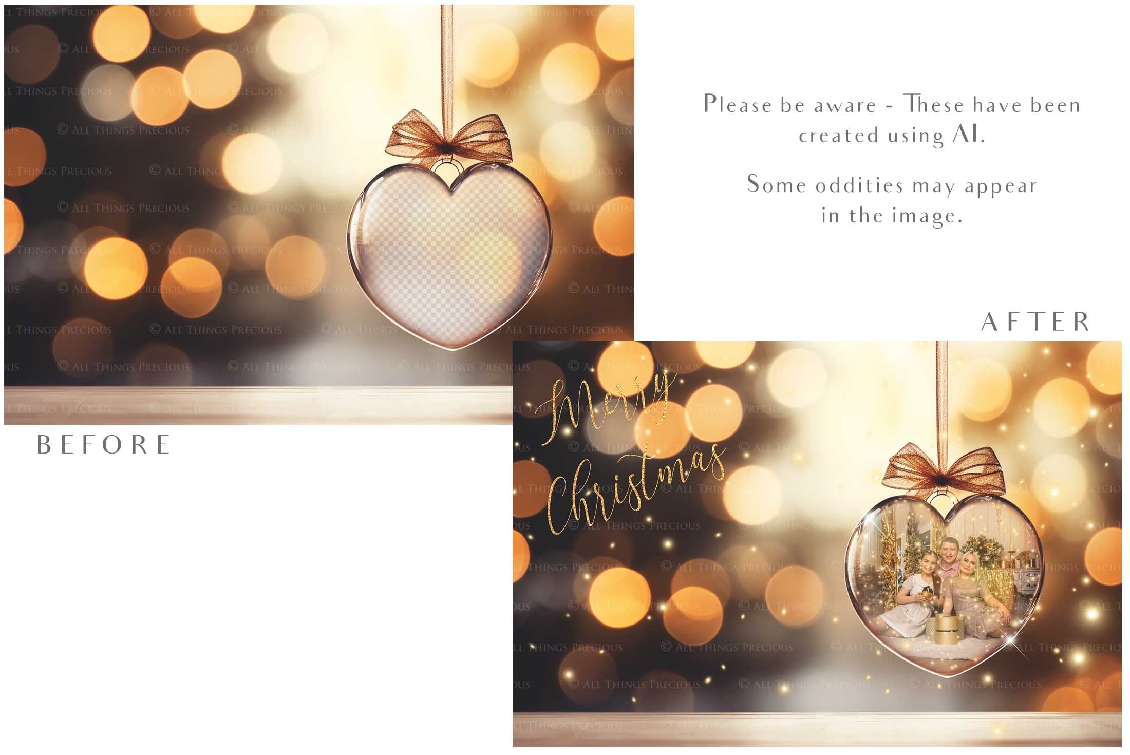 Christmas Glass Bauble Ornament Overlay and Background, with snow flurries and a PSD template included in the set.The globe is transparent, perfect for you to add your own images and retain the snow globe effect.This file is 6000 x 4000, 300dpi. Photography, Scrapbooking, Photo Overlays, Png, Jpeg, Psd. ATP Textures.