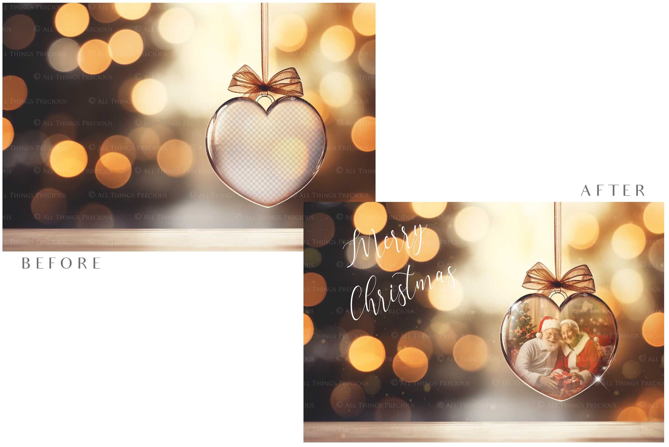 Christmas Glass Bauble Ornament Overlay and Background, with snow flurries and a PSD template included in the set.The globe is transparent, perfect for you to add your own images and retain the snow globe effect.This file is 6000 x 4000, 300dpi. Photography, Scrapbooking, Photo Overlays, Png, Jpeg, Psd. ATP Textures.