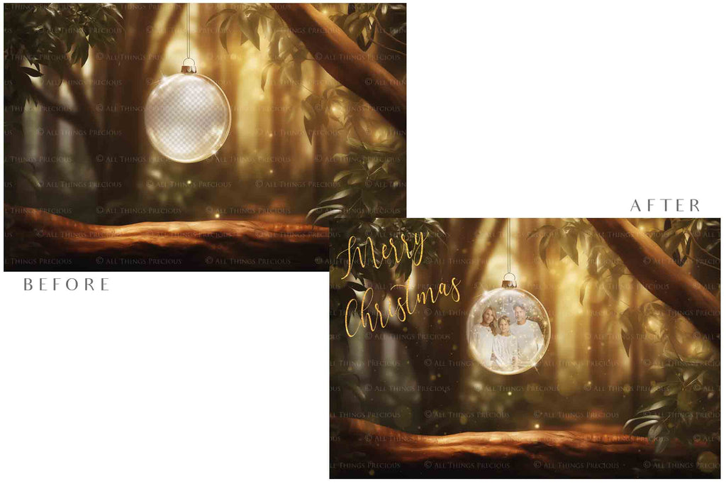 Christmas Glass Bauble Ornament Overlay and Background, with snow flurries and a PSD template included in the set.The globe is transparent, perfect for you to add your own images and retain the snow globe effect.This file is 6000 x 4000, 300dpi. Photography, Scrapbooking, Photo Overlays, Png, Jpeg, Psd. ATP Textures.