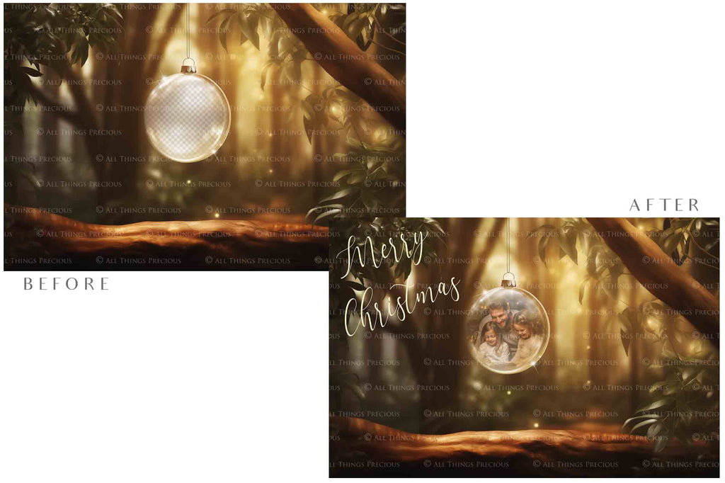 Christmas Glass Bauble Ornament Overlay and Background, with snow flurries and a PSD template included in the set.The globe is transparent, perfect for you to add your own images and retain the snow globe effect.This file is 6000 x 4000, 300dpi. Photography, Scrapbooking, Photo Overlays, Png, Jpeg, Psd. ATP Textures.