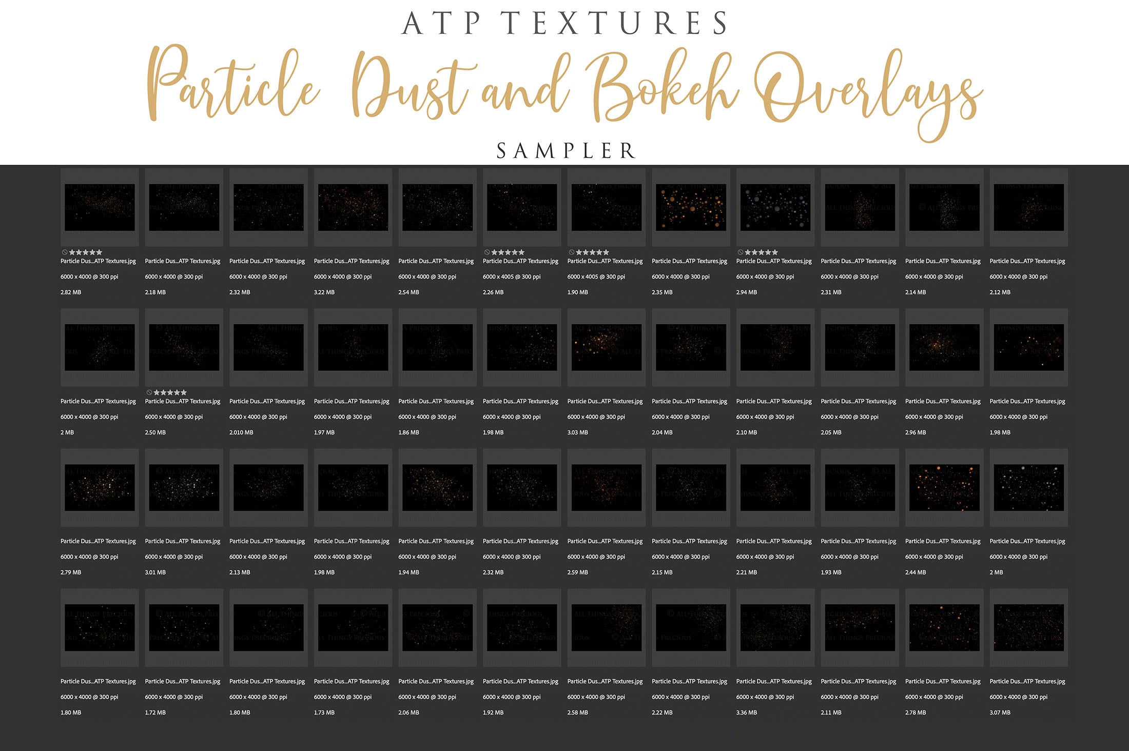 PARTICLE DUST Digital Overlays