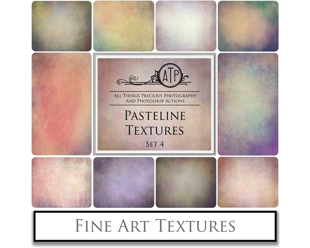 Pastel textures. Fine art texture for photographers, digital editing. Photo Overlays. Antique, Vintage, Grunge, Light, Dark Bundle. Textured printable Canvas, Colour, black and white, Bundle. High resolution, 300dpi Graphic Assets for photography, digital scrapbooking and design. By ATP Textures