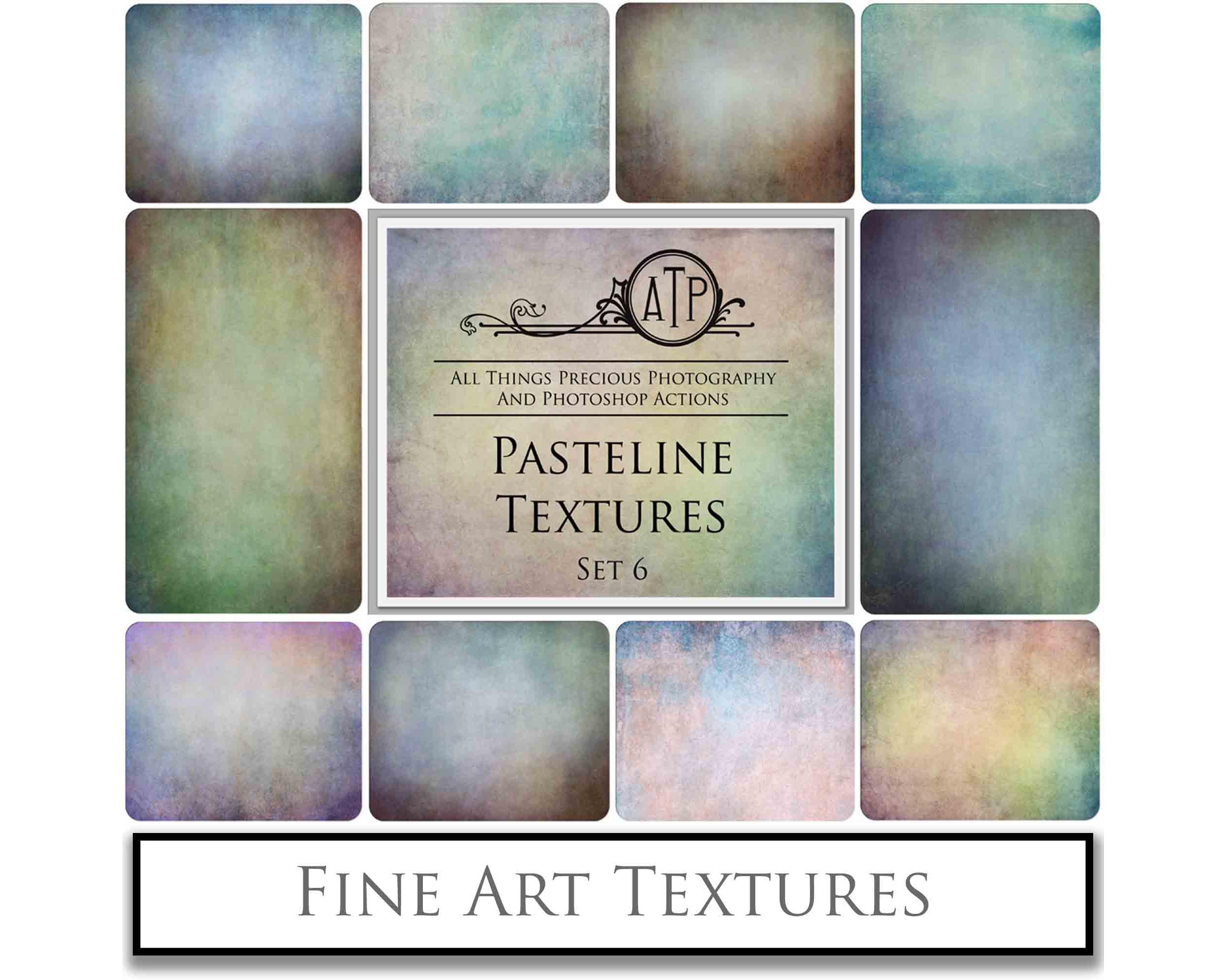 Pastel textures. Fine art texture for photographers, digital editing. Photo Overlays. Antique, Vintage, Grunge, Light, Dark Bundle. Textured printable Canvas, Colour, black and white, Bundle. High resolution, 300dpi Graphic Assets for photography, digital scrapbooking and design. By ATP Textures