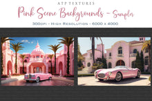Load image into Gallery viewer, AI Digital - 40 PINK BARBIE SCENE BACKGROUNDS
