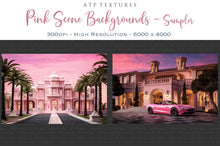 Load image into Gallery viewer, AI Digital - 40 PINK BARBIE SCENE BACKGROUNDS
