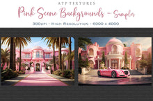 Load image into Gallery viewer, AI Digital - 40 PINK BARBIE SCENE BACKGROUNDS
