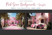 Load image into Gallery viewer, AI Digital - 40 PINK BARBIE SCENE BACKGROUNDS
