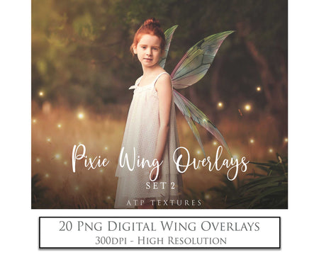 Digital Fairy Wing Overlays clipart. Png transparent see through files for photoshop. Butterfly Angel, Color, Print Photography editing. High resolution, 300dpi. Printable, Photography Graphic design assets, add on stock resources. Magical Scrapbooking design. Fairy Photographer edit. Colorful Big Bundle. ATP Textures.