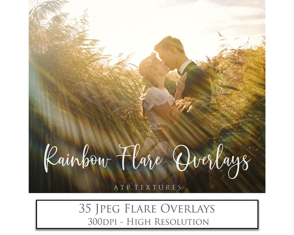 Jpeg overlays for fine art photography. 28 Lens flare Overlays., Sun flare overlays, photo overlays, high resolution, sunlight photo overlays by ATP Textures