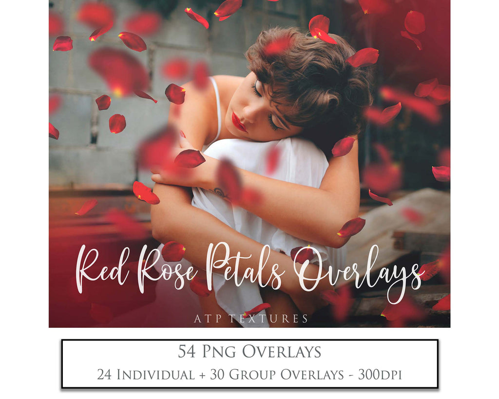 Sweet floaty Red Rose Petals! Png clipart confetti, Overlays for photographers, Photoshop Overlay, digital edits, photoshop. Photography Editing graphic assets. Red, gold, falling valentine love. Wedding, Couples Photo. High resolution, ATP textures. 