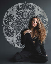 Load image into Gallery viewer, STUDIO DECO CIRCLE - SILVER - Background Digital Overlays
