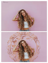 Load image into Gallery viewer, STUDIO DECO CIRCLE - ROSE GOLD - Background Digital Overlays
