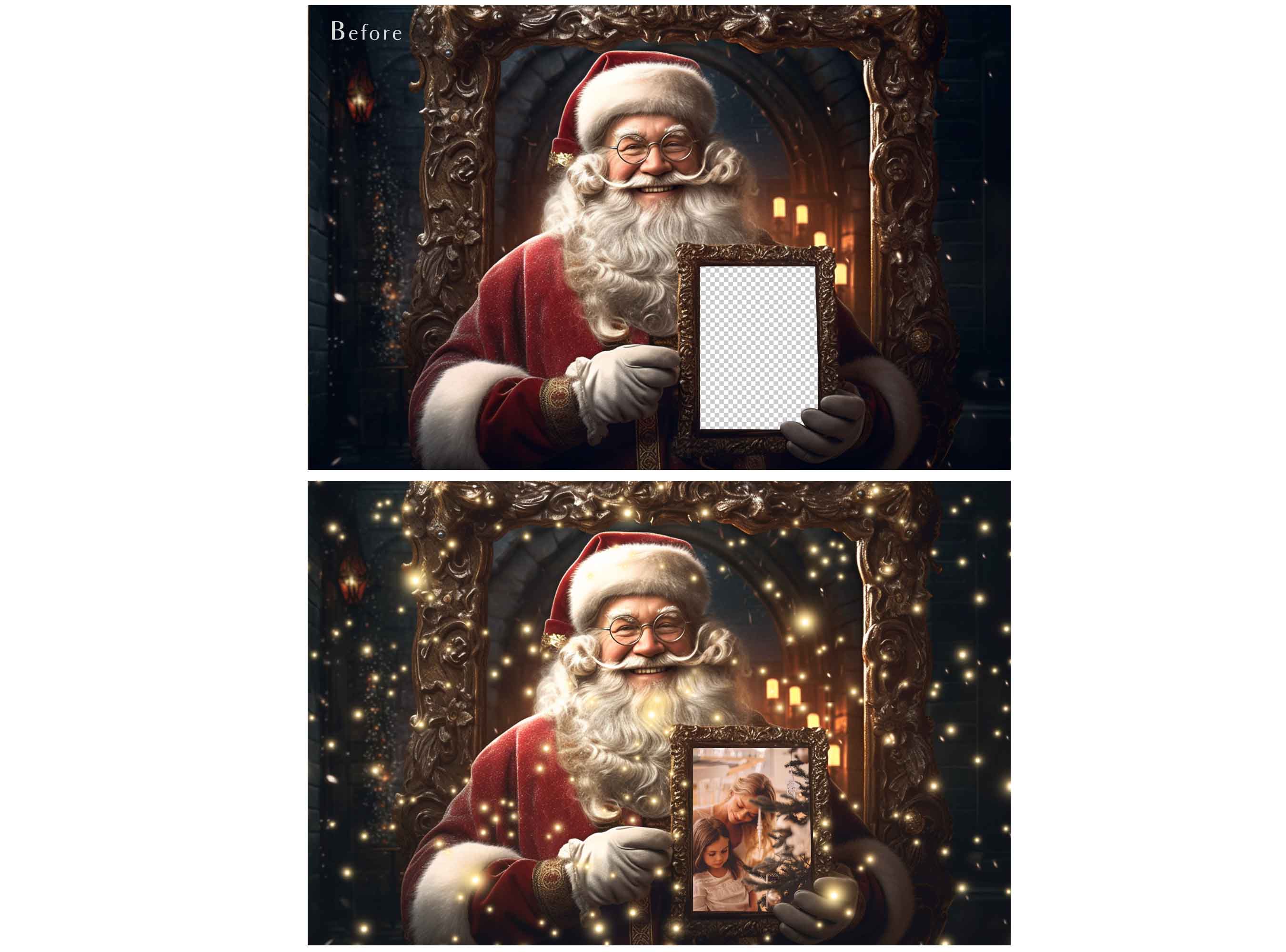 Christmas Template Background. Snow globe with snow overlays. Add a photo to the digital background. Glass Effect Ornament bauble. Jpeg and Png copies. With snow overlays included. High resolution, quality files for photography, scrapbooking.