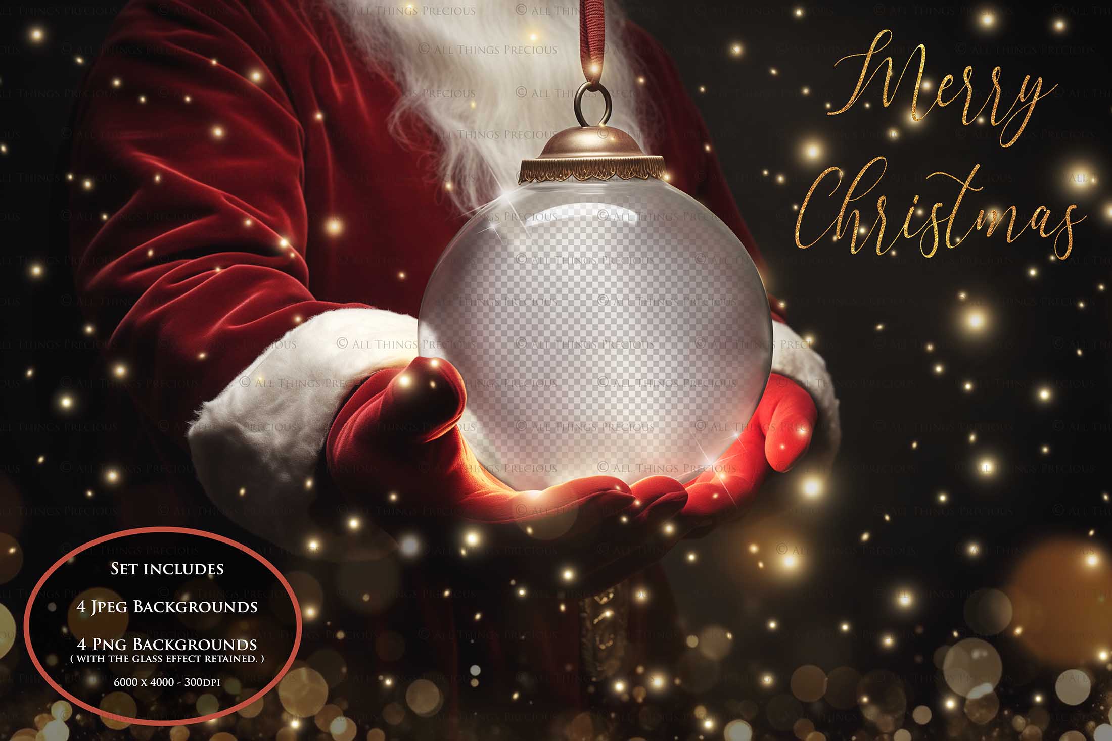 Digital background, Christmas Snow Globe Template for photoshop.  Includes jpeg background, png overlay background and snow overlays.  Video tutorial is also included in this PSD photoshop template. Perfect to add your own images. For Photography.