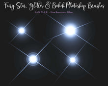 Load image into Gallery viewer, GLITTER, STARS &amp; BOKEH Photoshop Brushes
